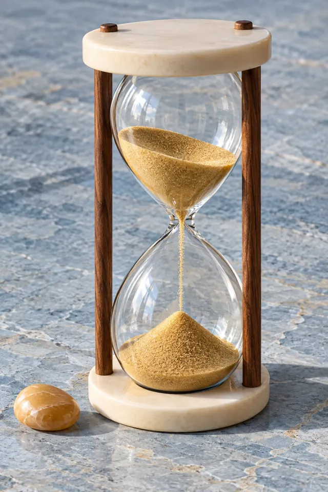 Hourglass in Sunlight