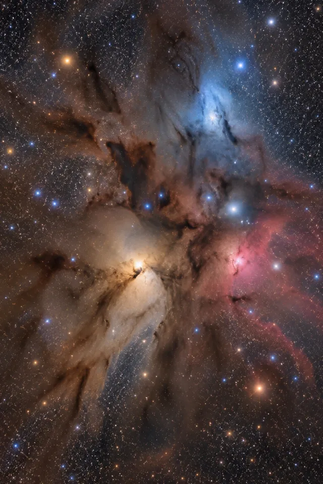 Stars and Dust in Ophiuchus