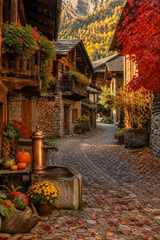Autumn Alpine Lane