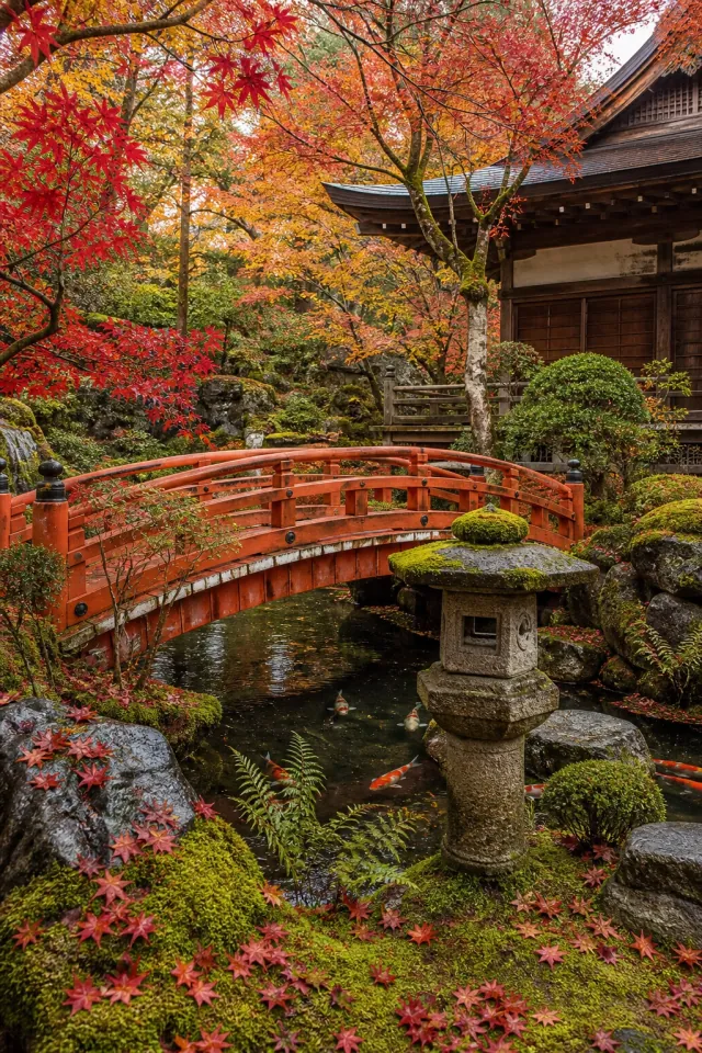 Autumn Temple Garden