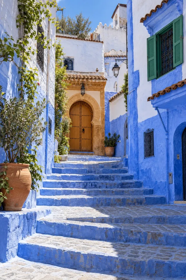Blue Streets of the Old City