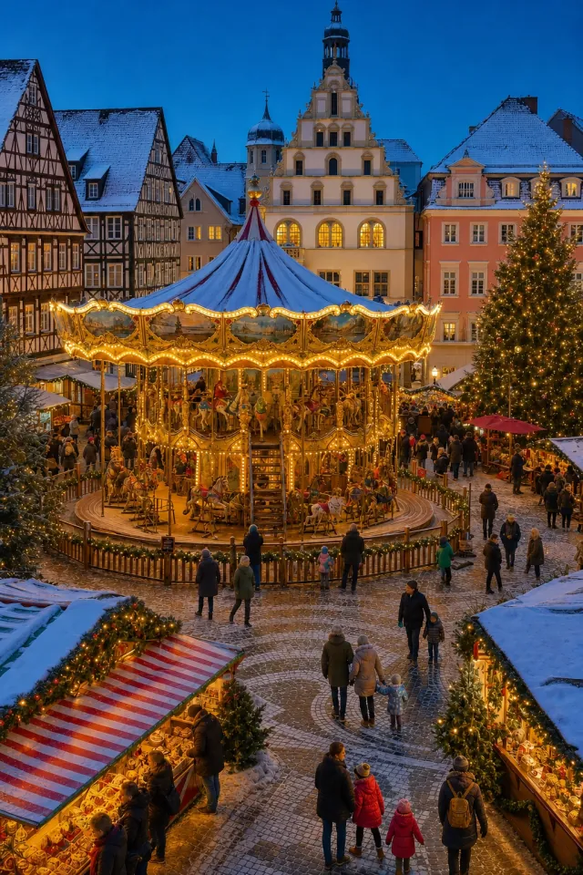 Winter Carousel Square
