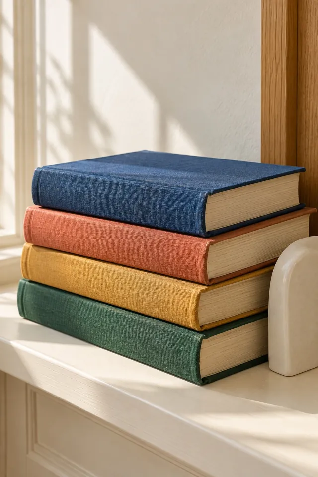 Colorful Books in Daylight
