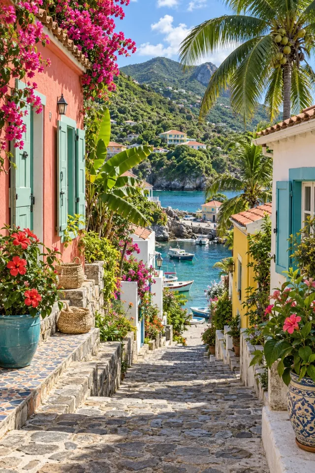 Colorful Island Village