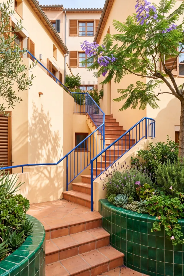 Sunny Geometric Stairway