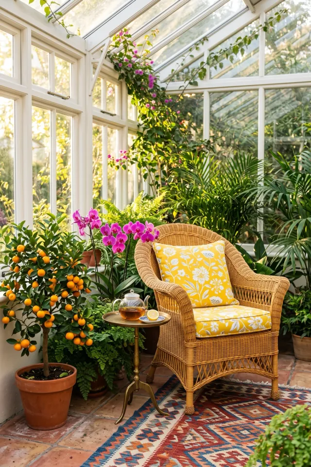 Sunny Greenhouse Retreat