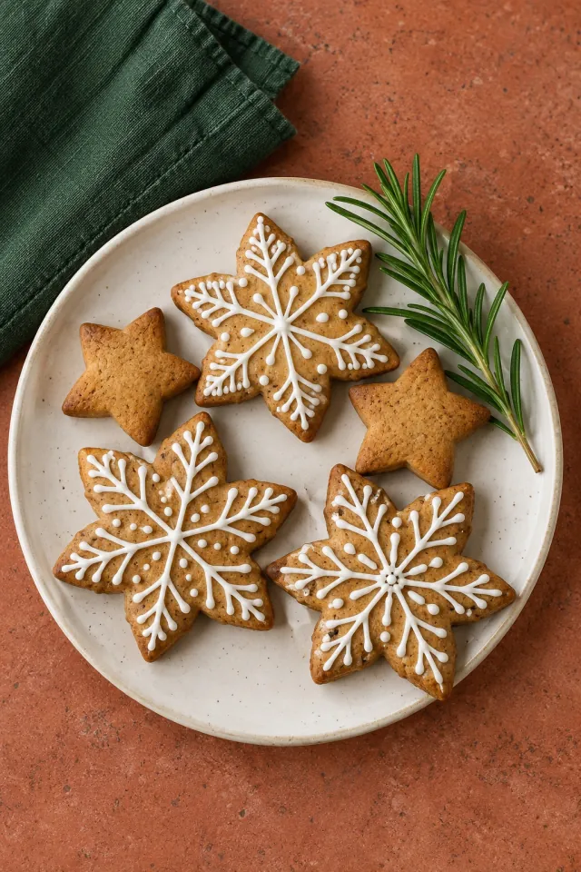 Iced Christmas Snowflakes