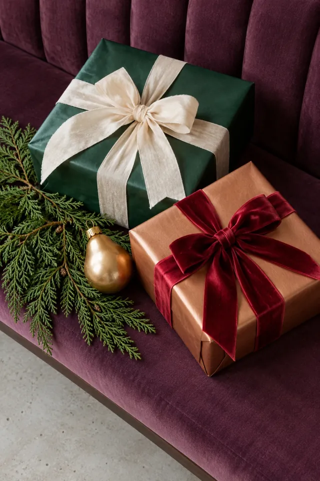 Christmas Gifts on Velvet