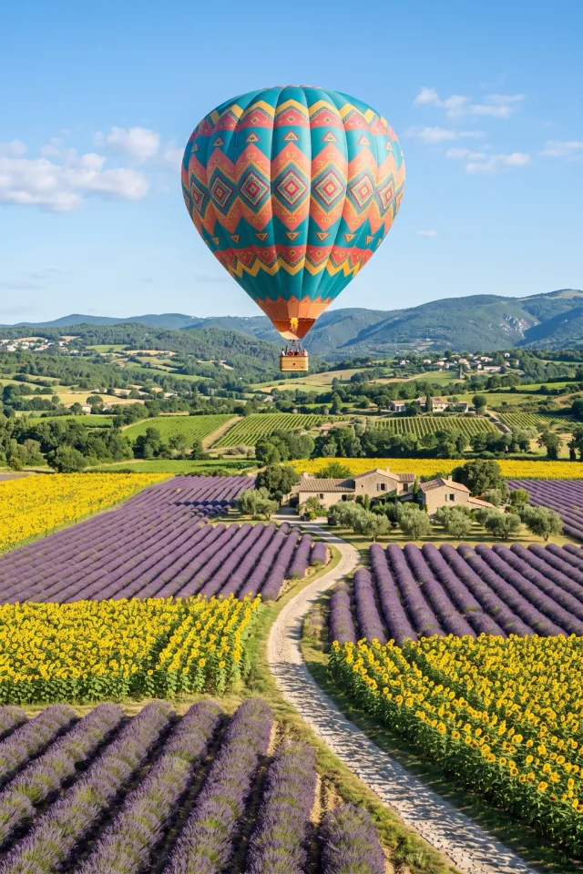 Balloon over the Flower Valley