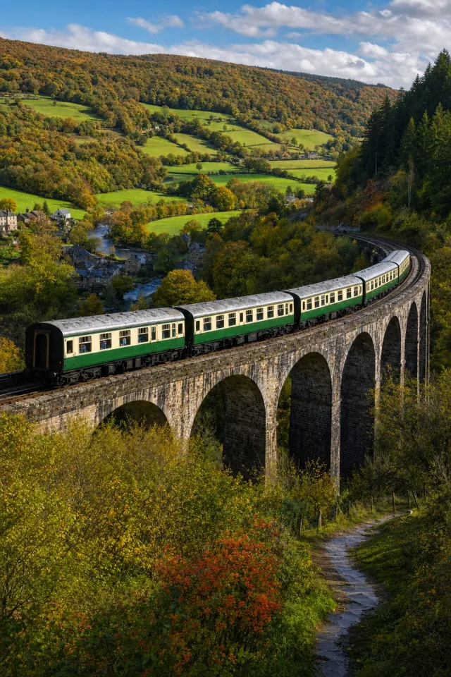 Heritage Train on the Viaduct