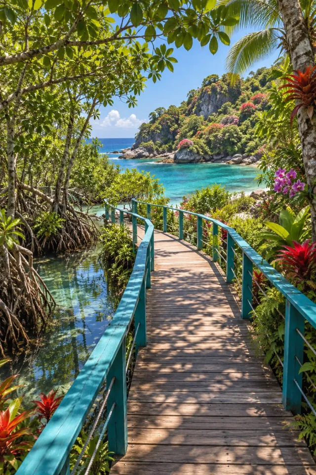 Boardwalk through the Mangroves