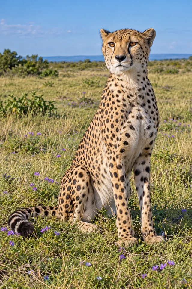 Cheetah Flower Grass