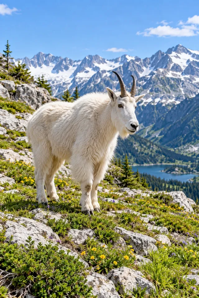 Mountain Goat Green Slope