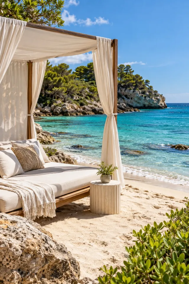 Cream Canopy Beach