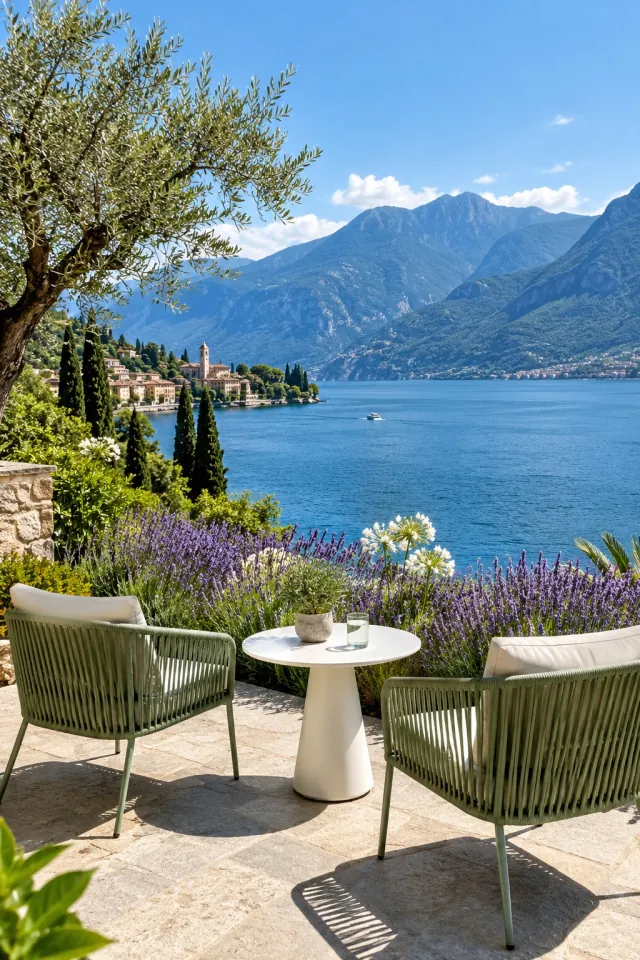 Sunny Lake Cafe Terrace
