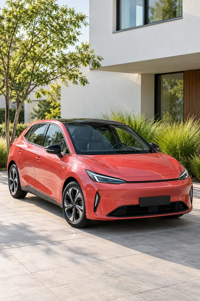 Electric Hatchback Coral