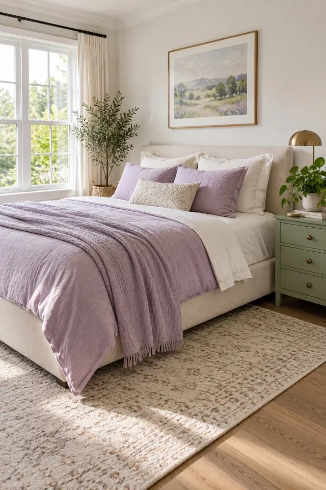 Lavender Bedroom Daylight