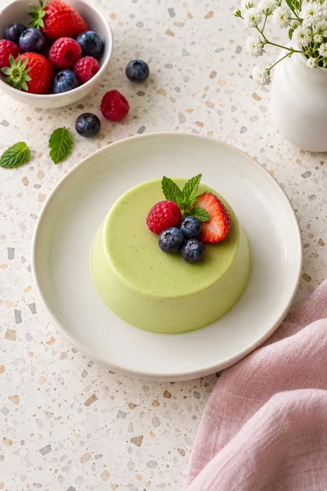 Matcha Panna Cotta