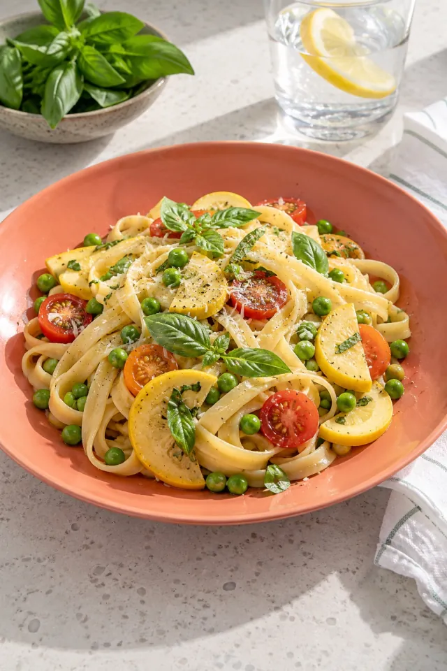 Pasta Primavera Plate
