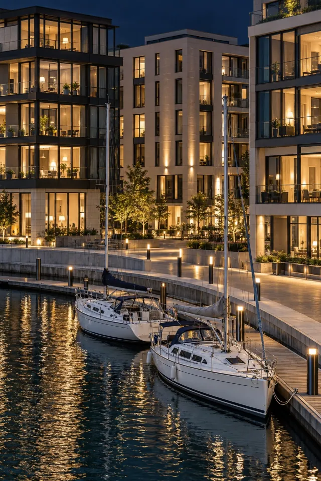 City Marina at Night