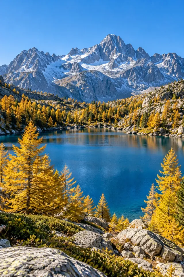 Larch Blue Lake