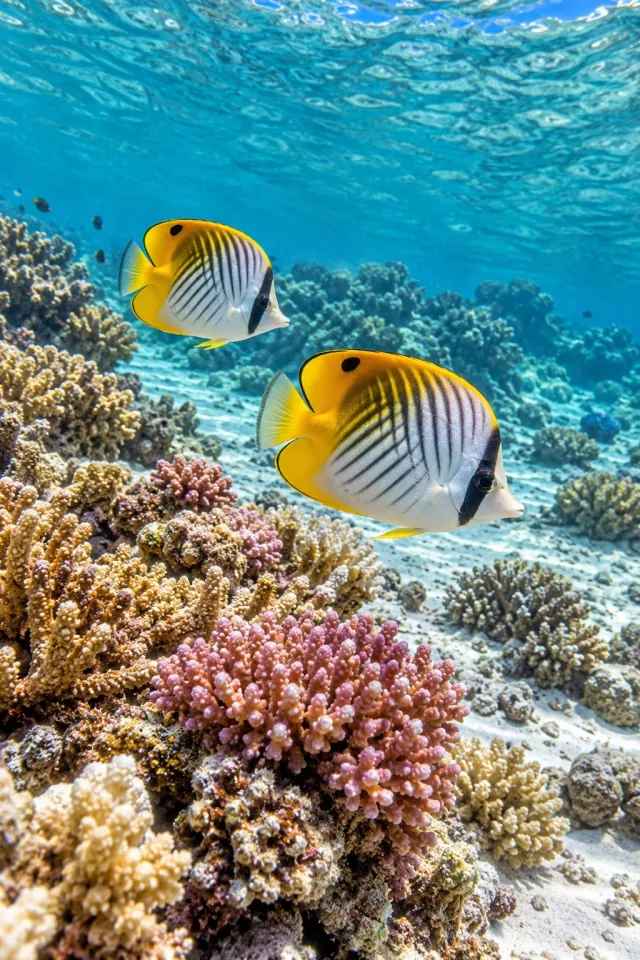 Butterflyfish Coral Pair