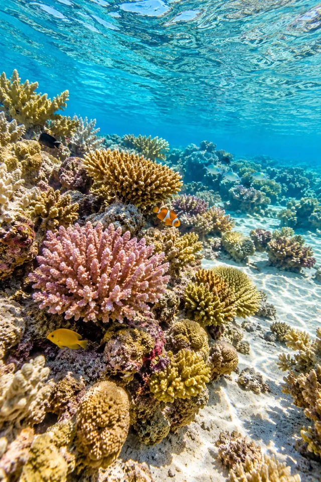 Coral Garden Sunshafts