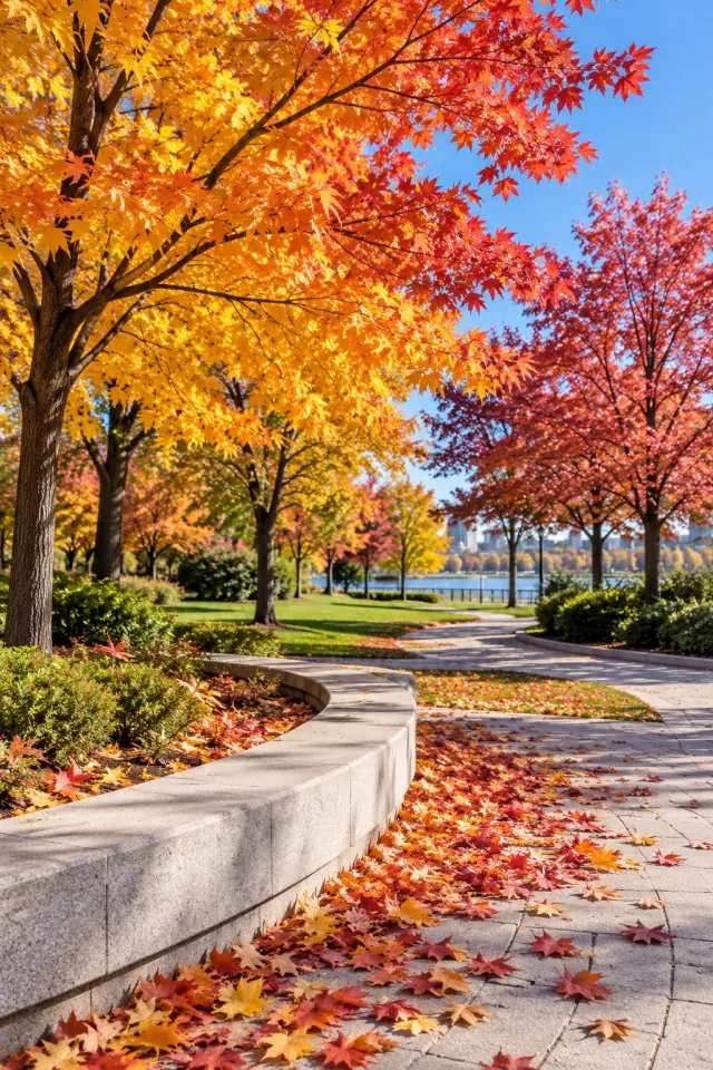 Autumn Maple Modern Park