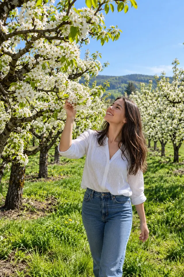 Spring Pear Orchard