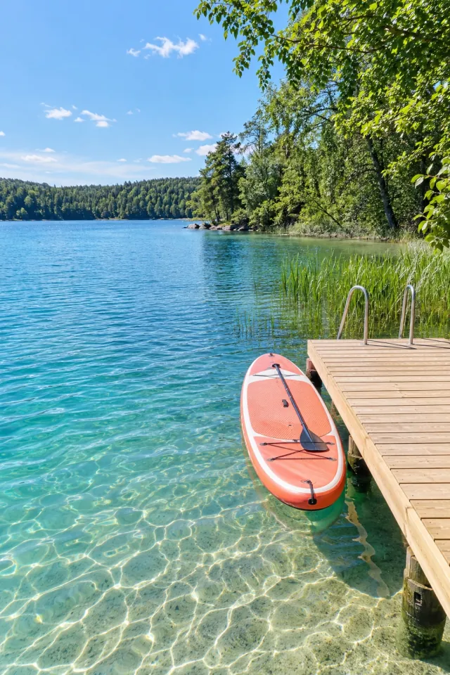 Summer Clear Swim Lake