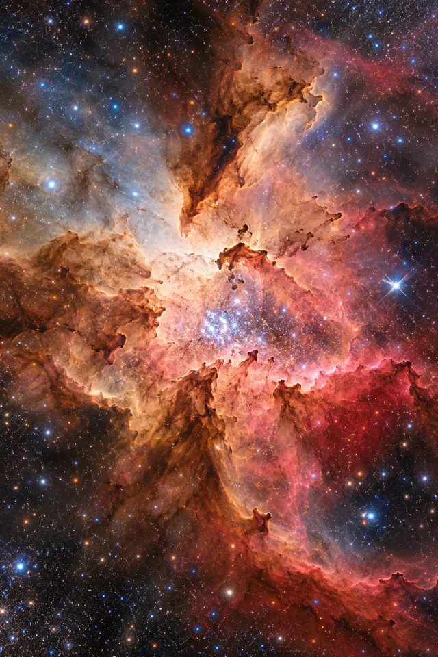 Carina Rose Gold Clouds
