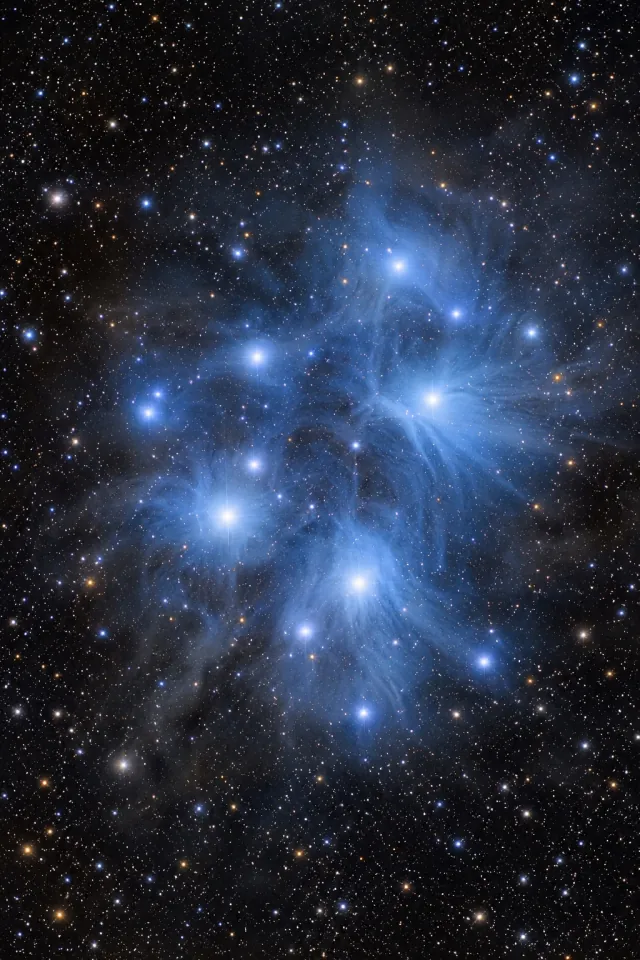 Pleiades Blue Reflection
