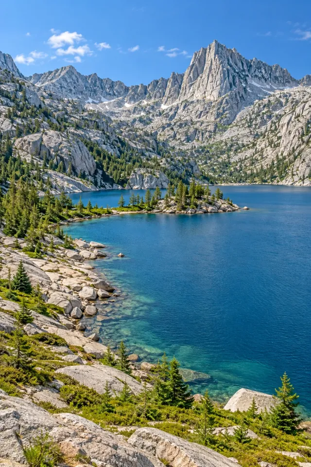 Sapphire Lake in a Granite Cirque