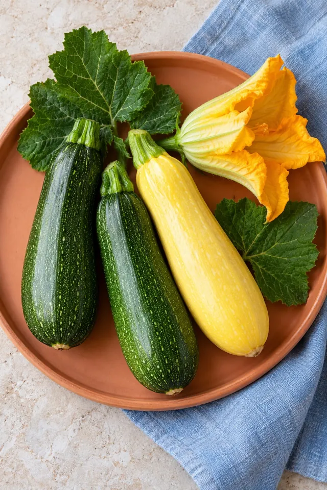 Zucchini with Yellow Blossoms