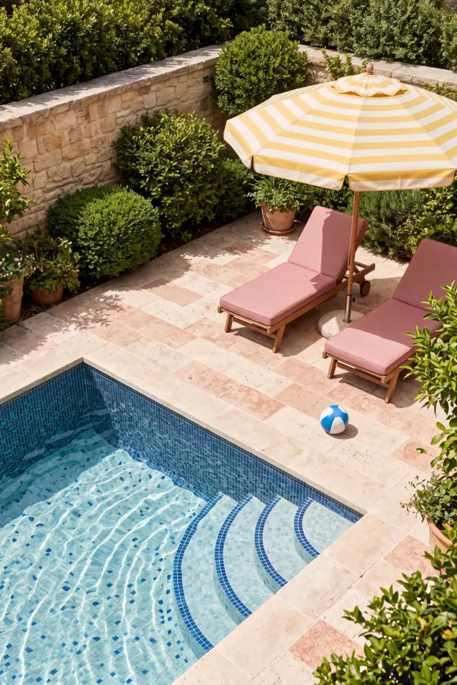 Sunny Pool beneath a Parasol