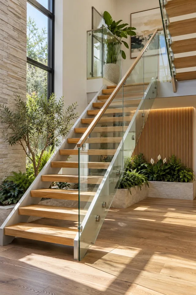 Glass Staircase in Daylight