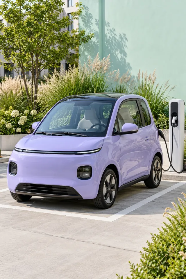 Lavender Electric City Microcar