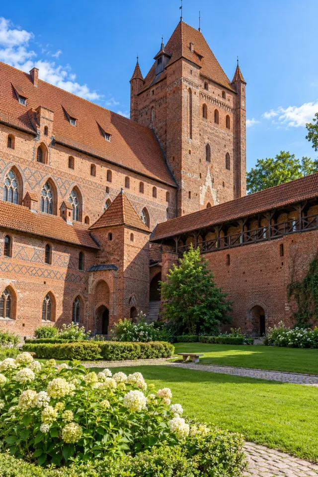 Malbork Castle Green Courtyard