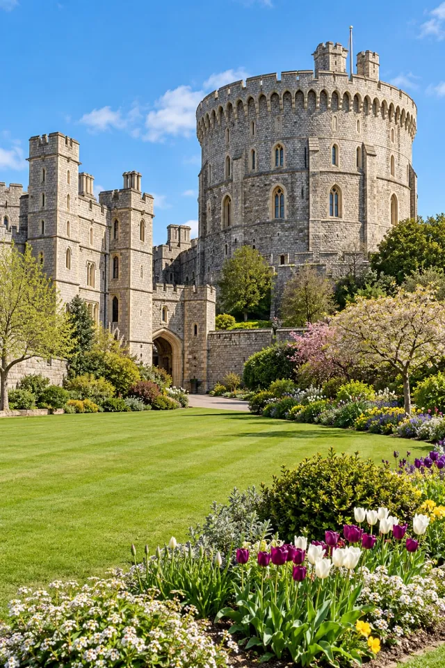 Windsor Castle Spring Lawn