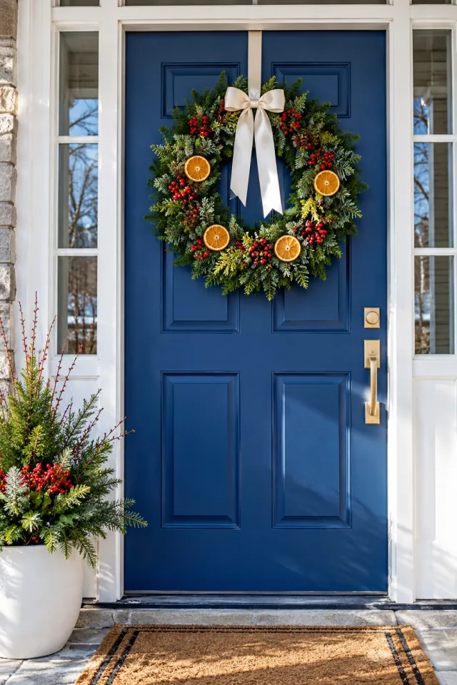 Citrus Christmas Wreath