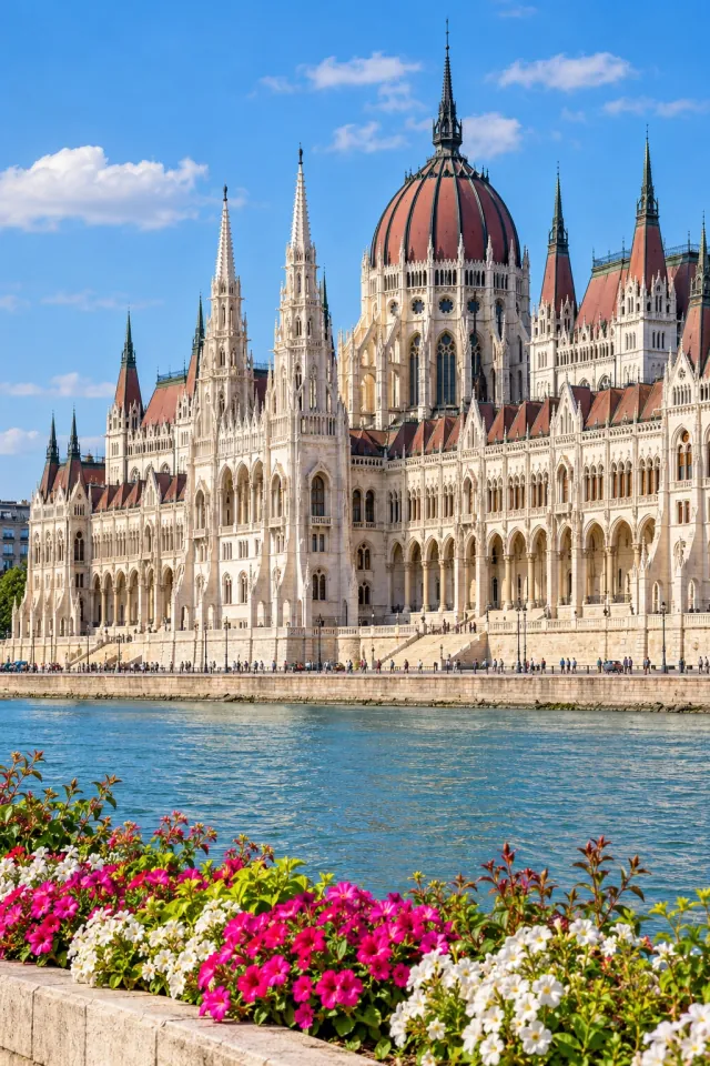 Budapest Parliament by the Danube