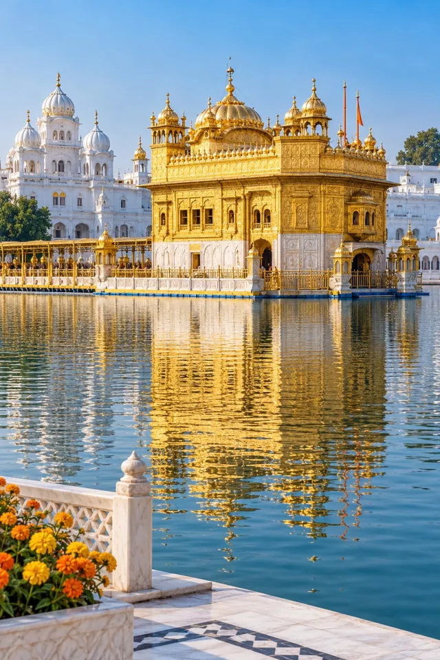 Golden Temple Reflection