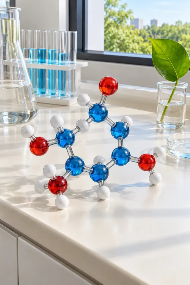Colorful Molecular Model