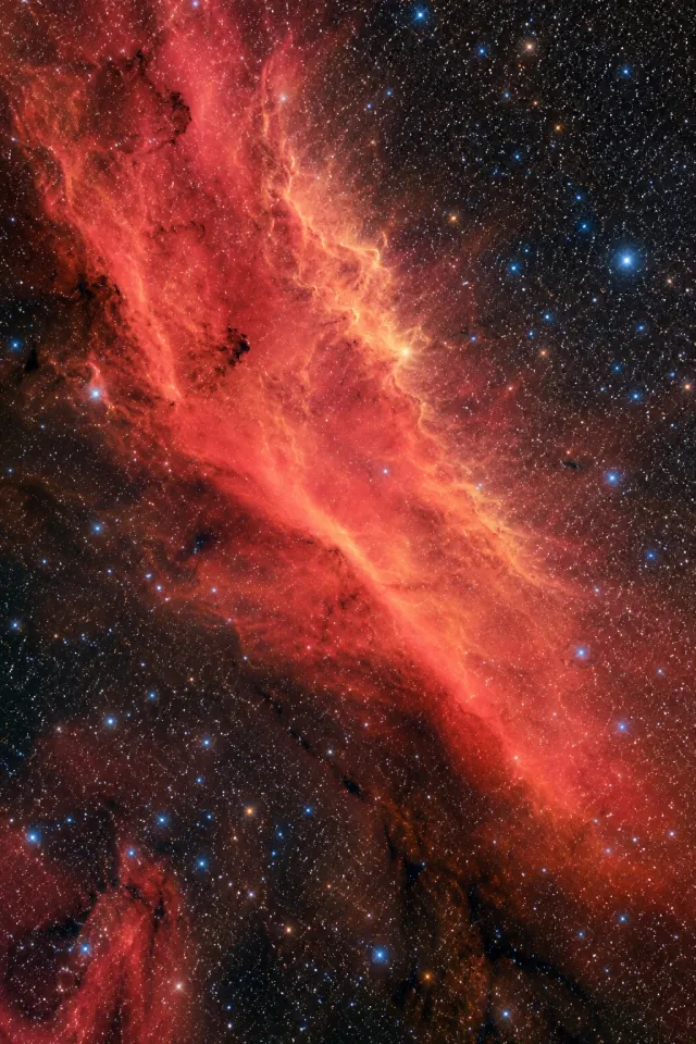 Red Clouds of the California Nebula