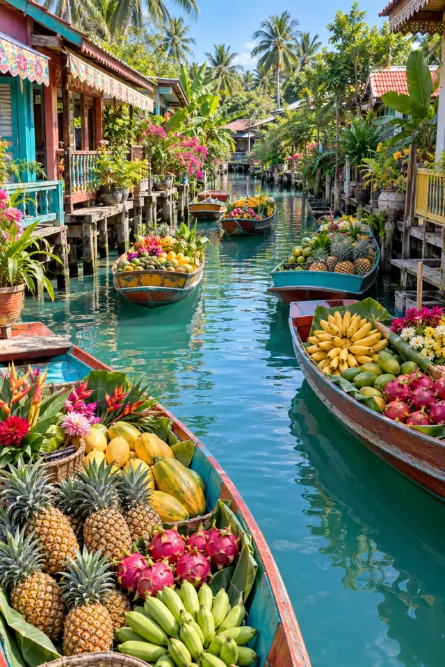 Tropical Floating Fruit Market