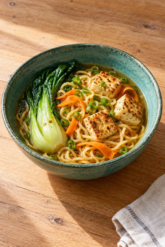 Ramen with Colorful Vegetables